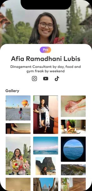 Top Star Afia Ramadhani Linkstar Profile Mobile
